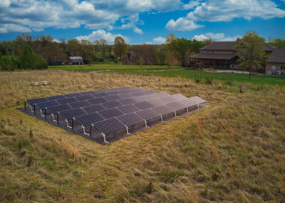 14.388 kW SunPower Residential Ground Mount Solar Installation in Shawnee, Kansas