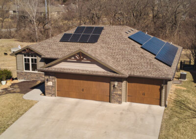 11.16 kW Residential SunPower Solar Installation in Topeka, Kansas