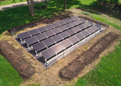 12.96 kW SunPower Residential Ground Mount Solar Installation in Lawrence, Kansas