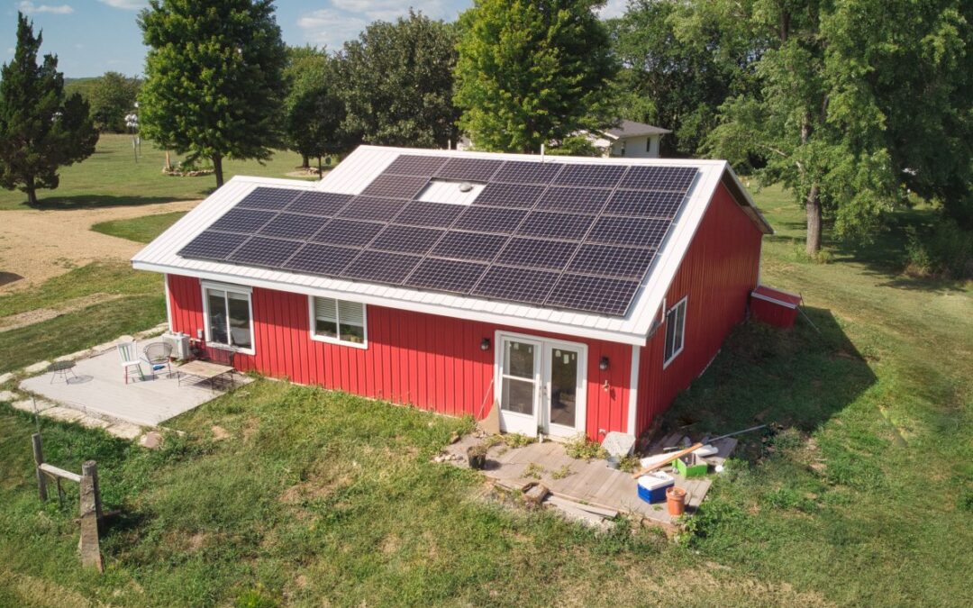 9 kW Residential SunPower Solar Installation in Oskaloosa, Kansas