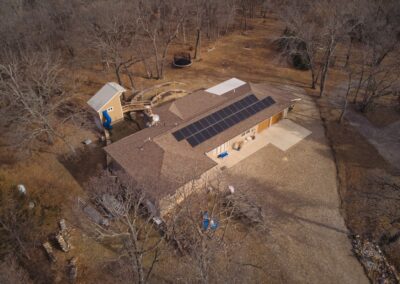 10.44 kW Residential SunPower Solar Installation in Ozawkie, Kansas