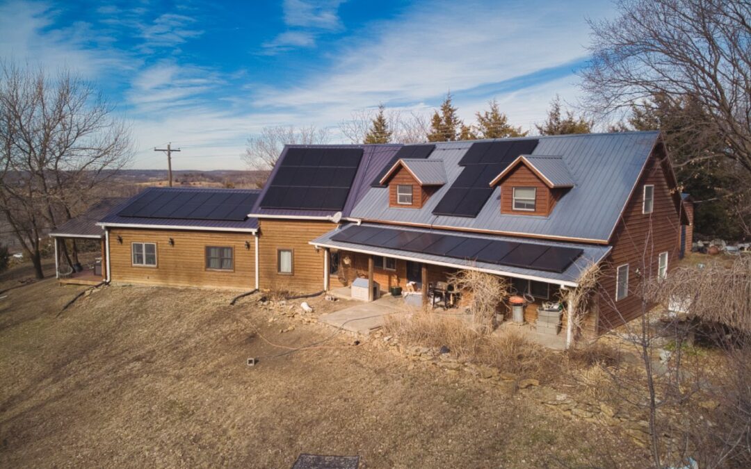 15.41 kW Residential SunPower Solar Installation in Perry, Kansas