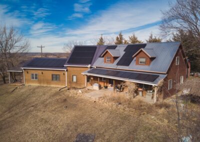 15.41 kW Residential SunPower Solar Installation in Perry, Kansas