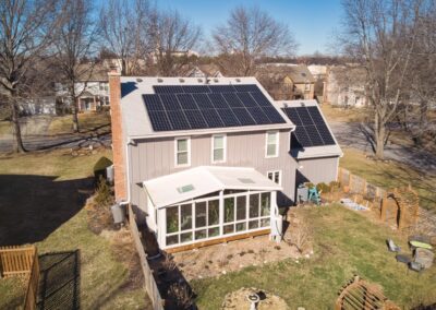 11.9 kW Residential SunPower Solar Installation in Lenexa, Kansas